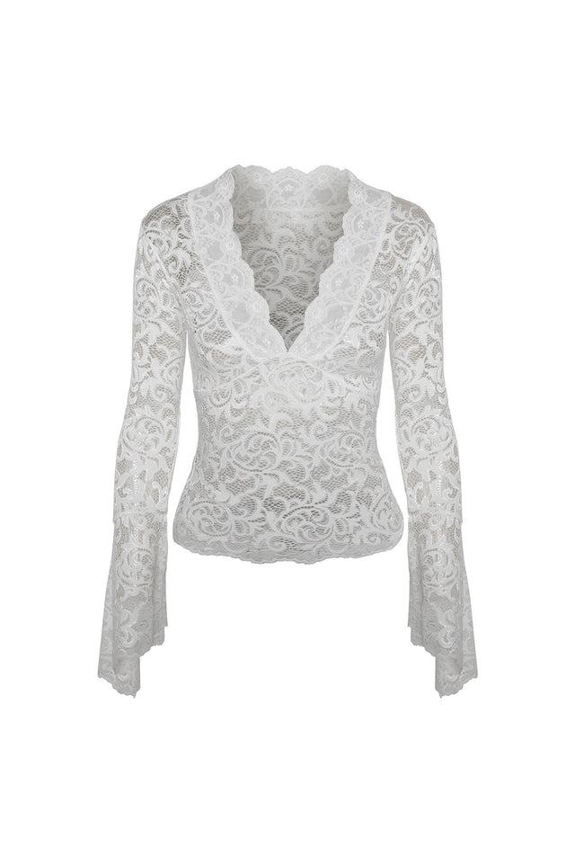 GEMMA TOP - WHITE Product Image