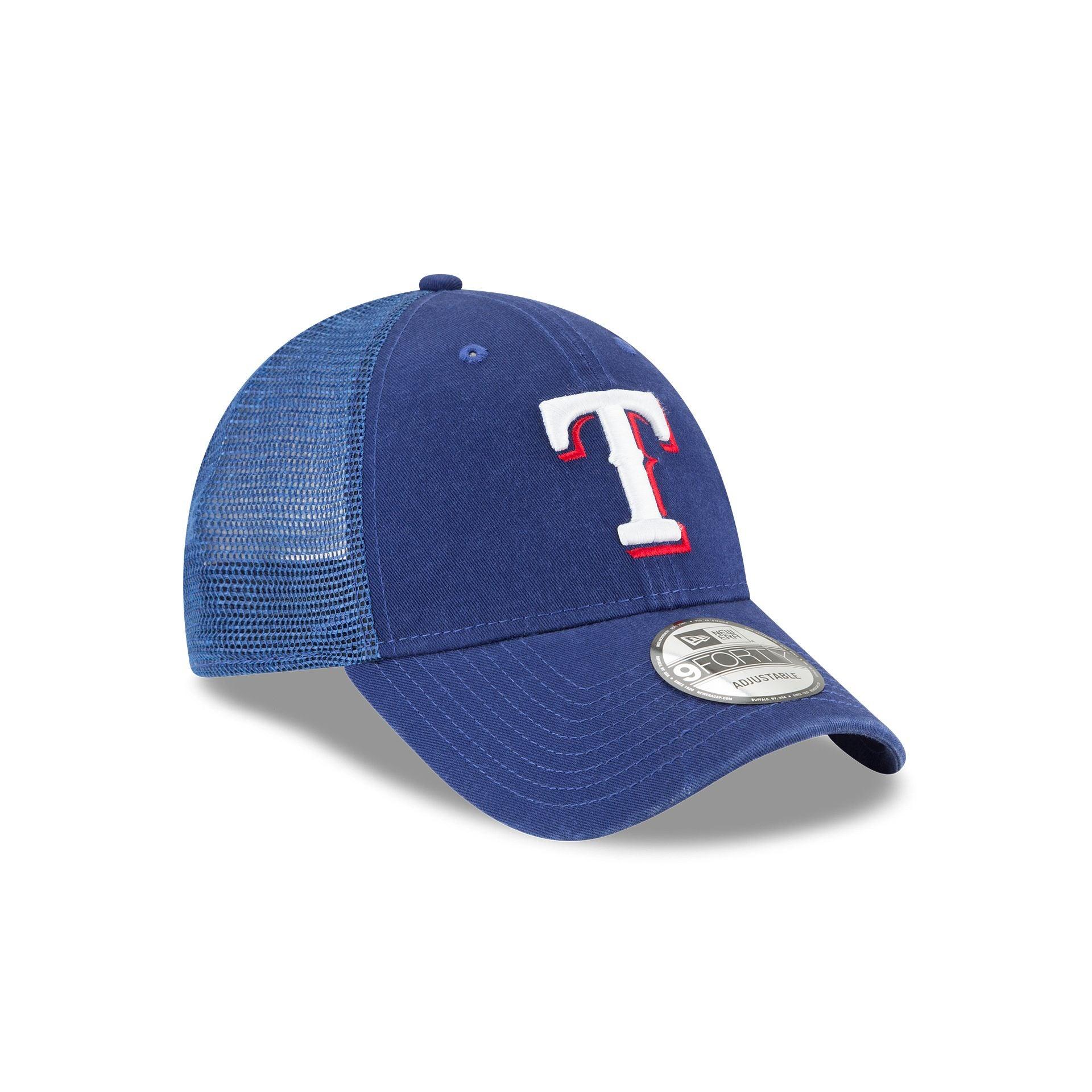Texas Rangers 9FORTY Trucker Hat Male Product Image