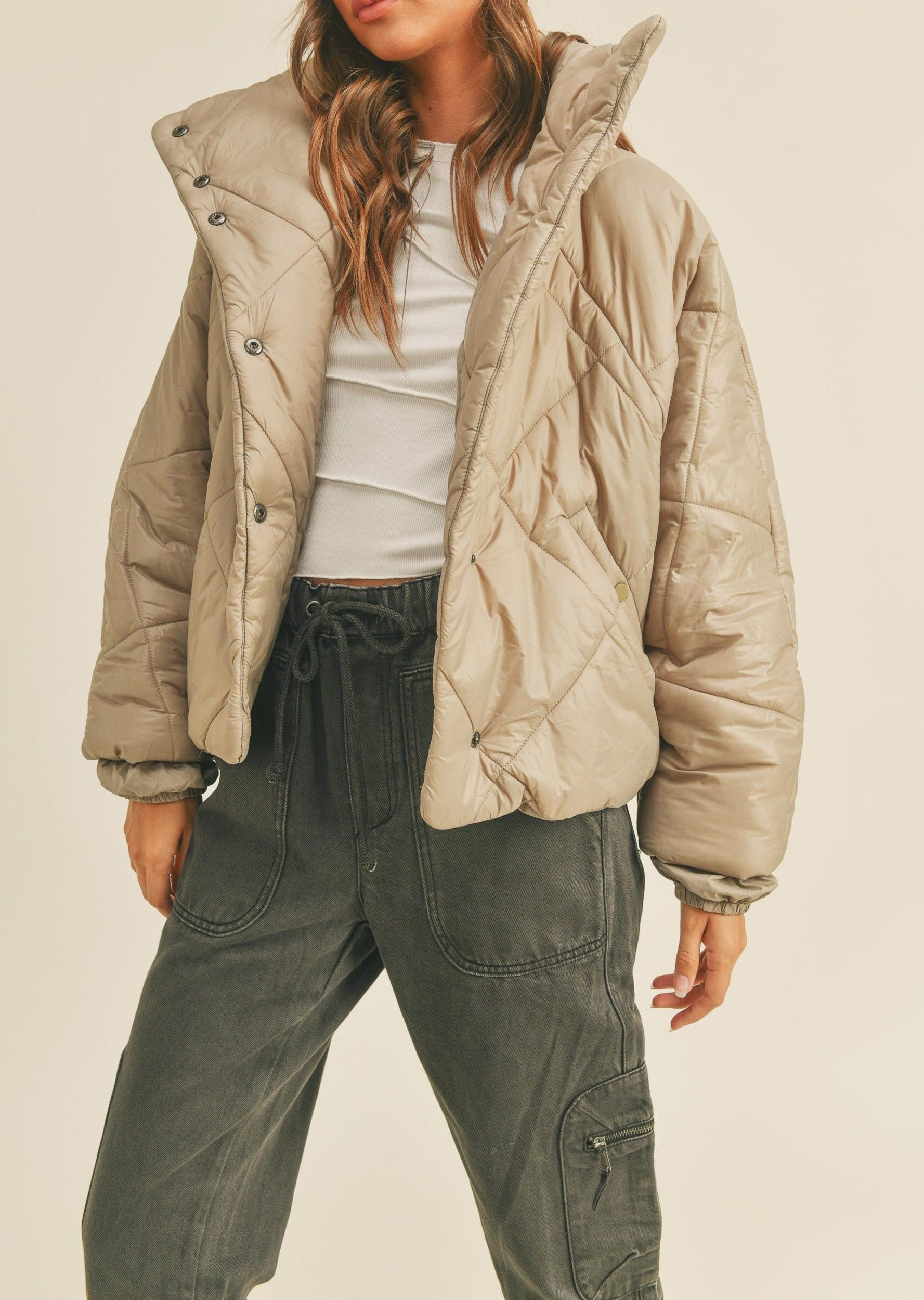 Quilted  Puffer Jacket Product Image