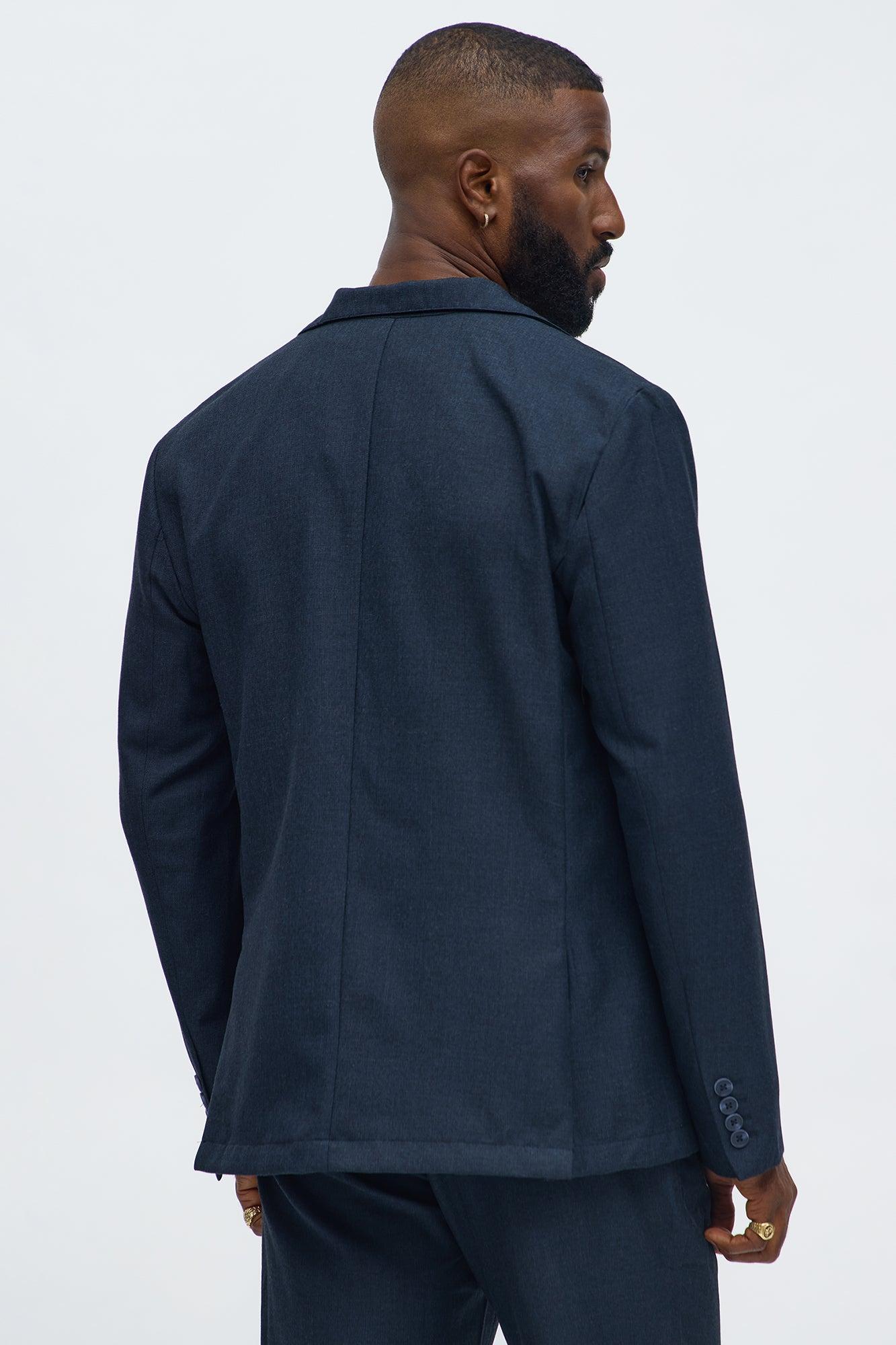 Slim Modern Lightweight Everyday Jacket - Navy Product Image