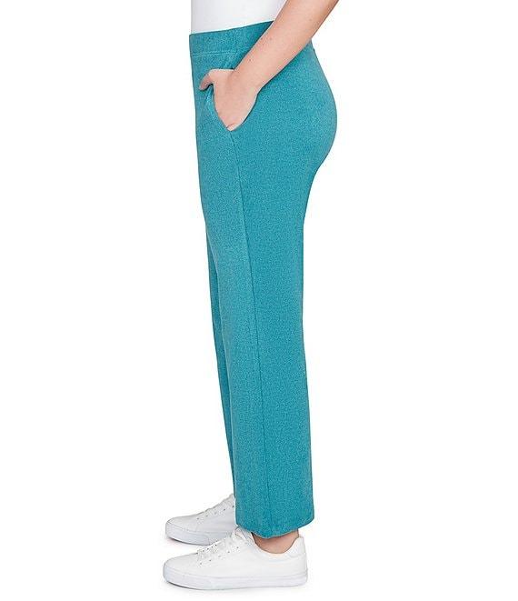 Ruby Rd. Petite Size Luxe Ribbed Wide-Leg Pull-On Coordinating Pants Product Image