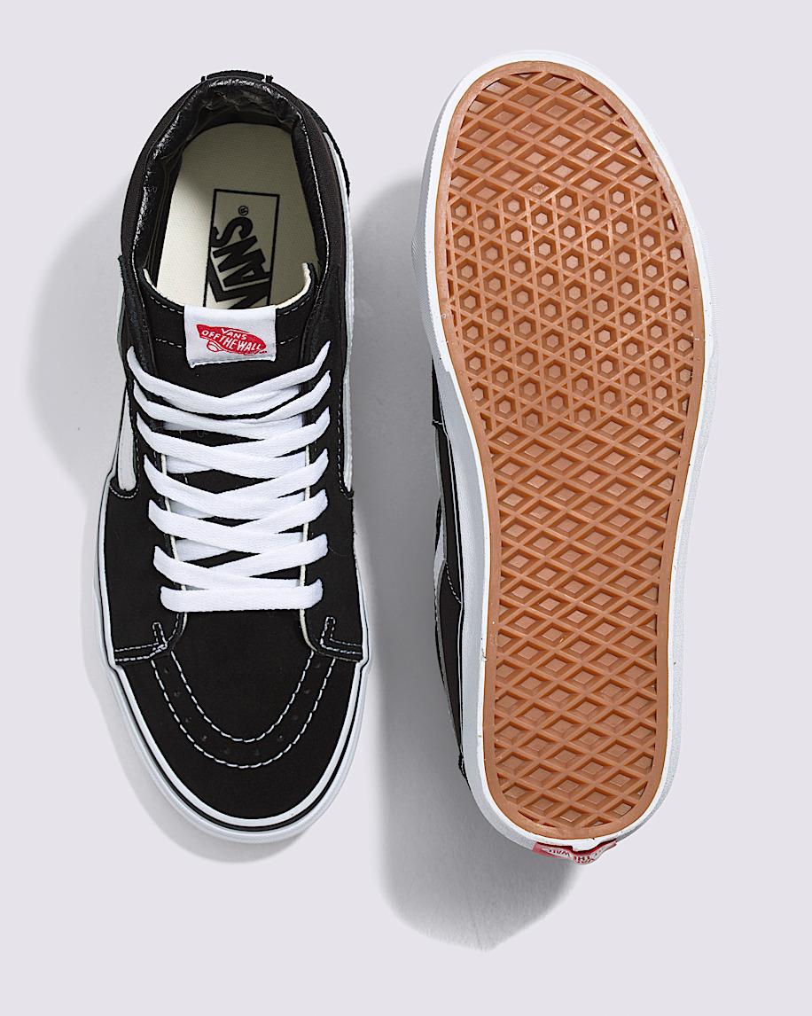 Vans | Sk8-Hi Black/Black/White Classics Shoe Product Image