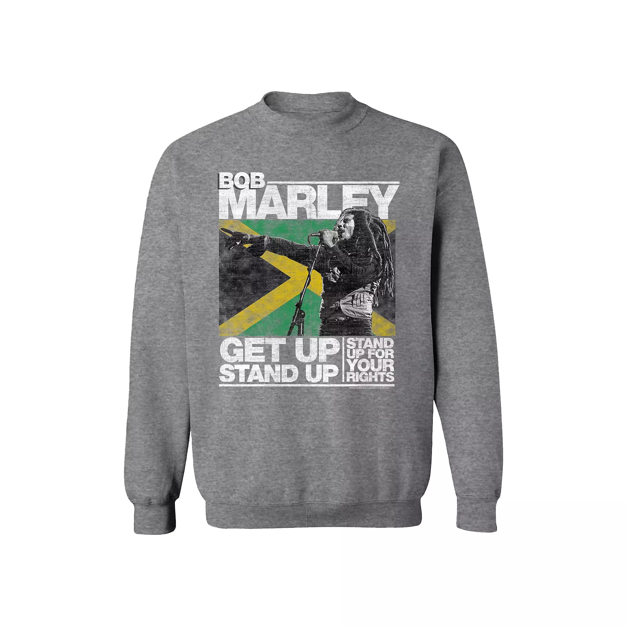 Men's Bob Marley Get Up Stand Up Sweatshirt, Adult Unisex,  Product Image