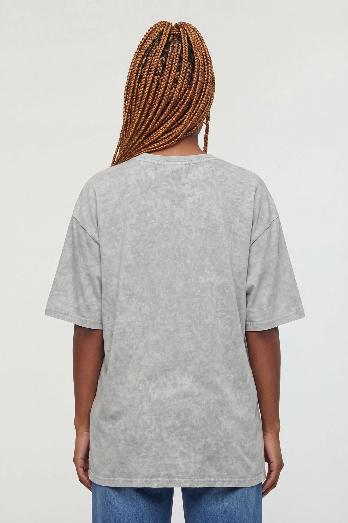 Oversized Graphic Washed T-Shirt Female Product Image