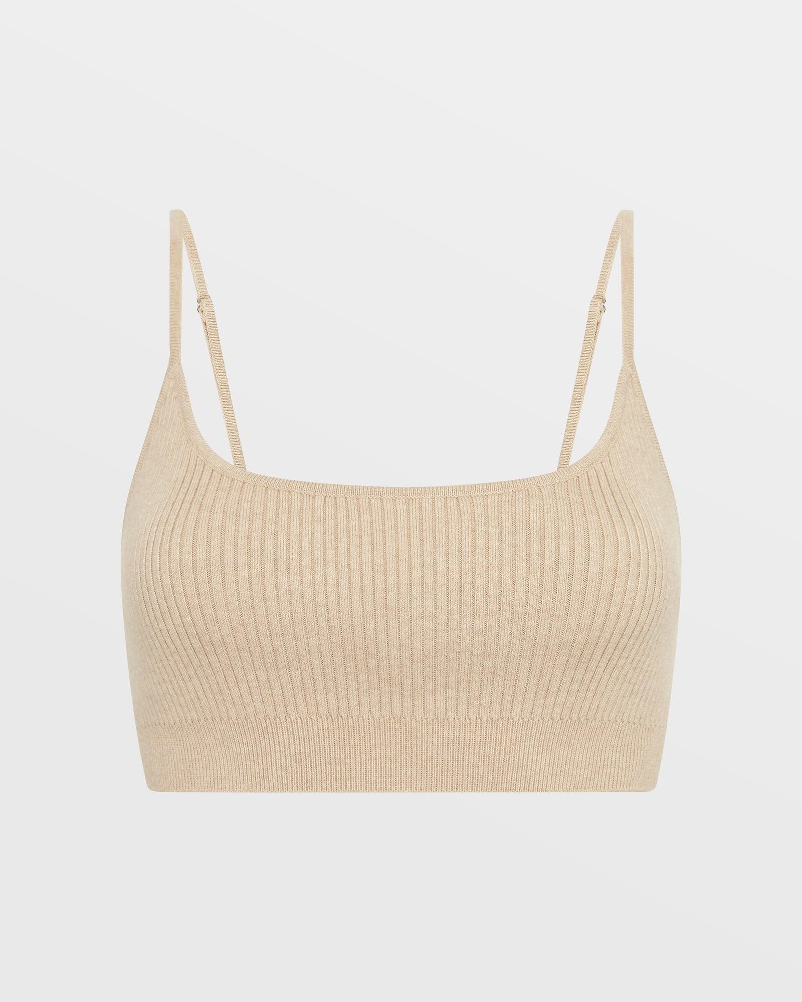 KNIT BRALETTE OAT Female Product Image