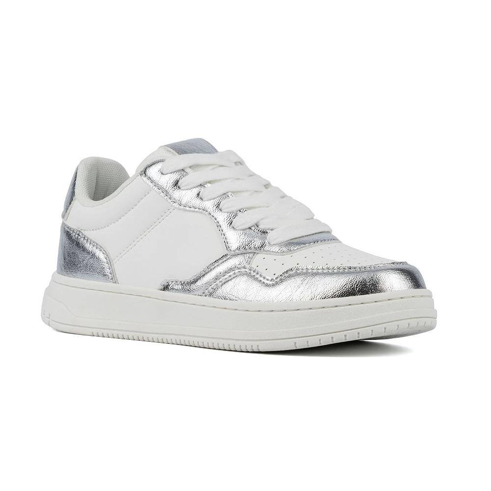 Olivia Miller Women's Grace Sneakers, Size: 7, Silver Product Image