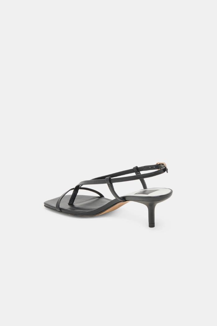 Laury Heels - Black Leather Product Image