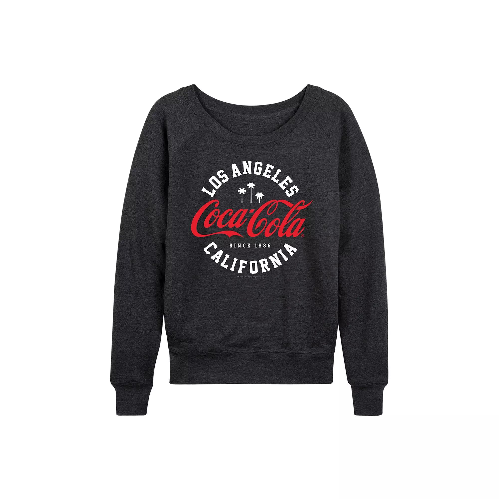 Women's Coca-Cola Los Angeles French Terry Long Sleeve Tee, Girl's,  Product Image