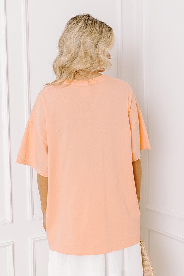 Santorini Distressed Oversized Tee Product Image