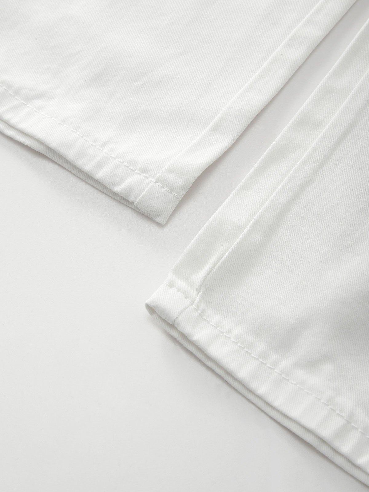 Classic Straight Leg Denim Overalls Product Image