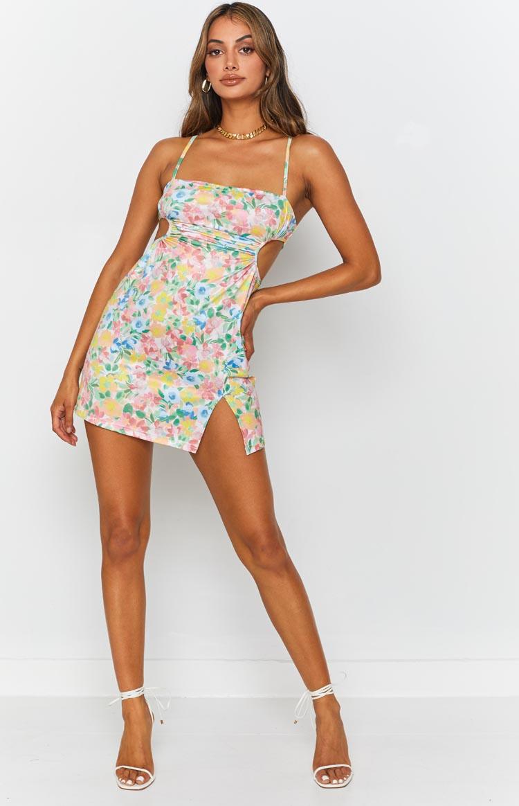 Jenna Cut Out Mini Dress Multi Product Image