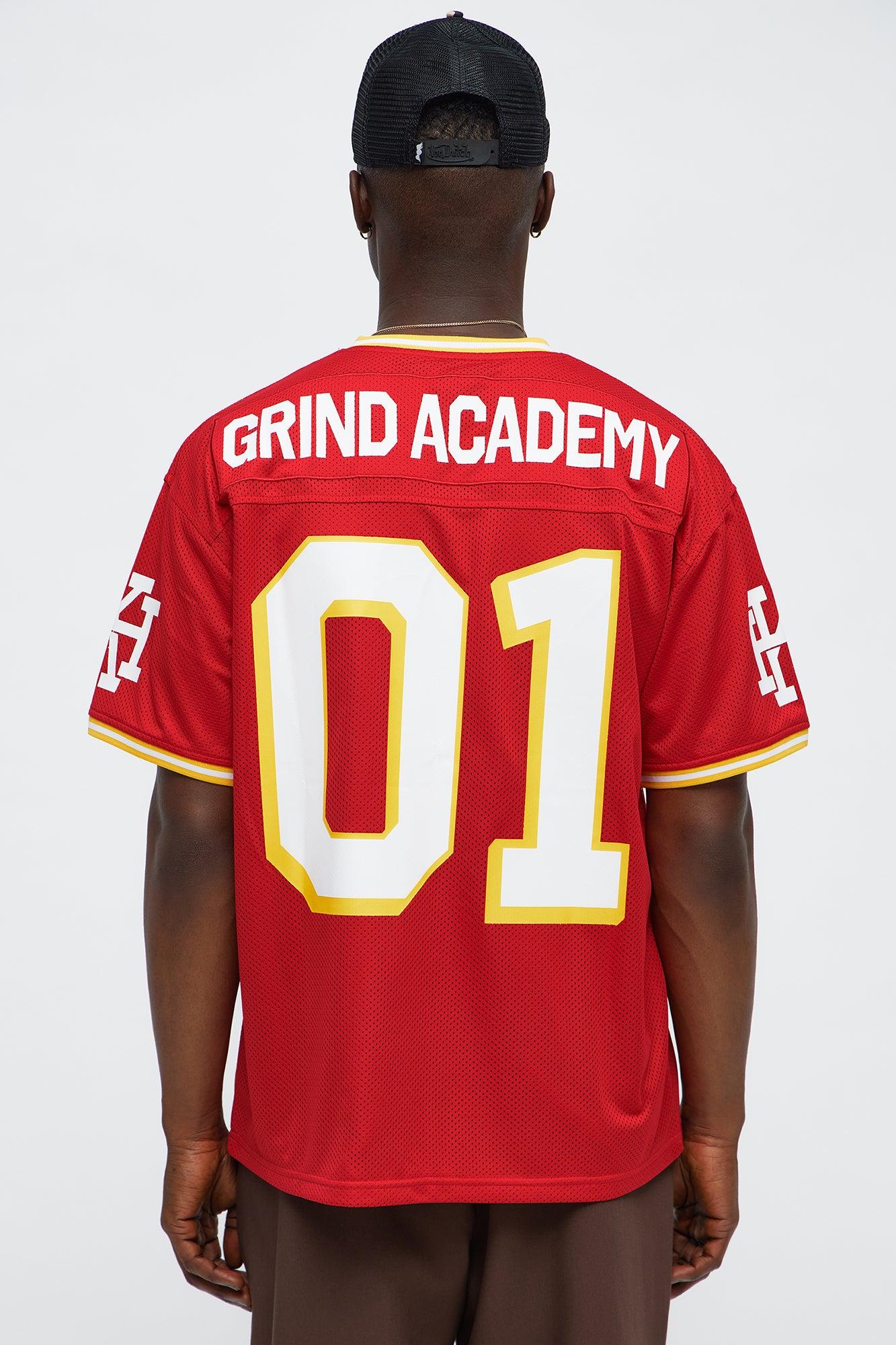 Short Sleeve Grind Academy Jersey - Red Male Product Image