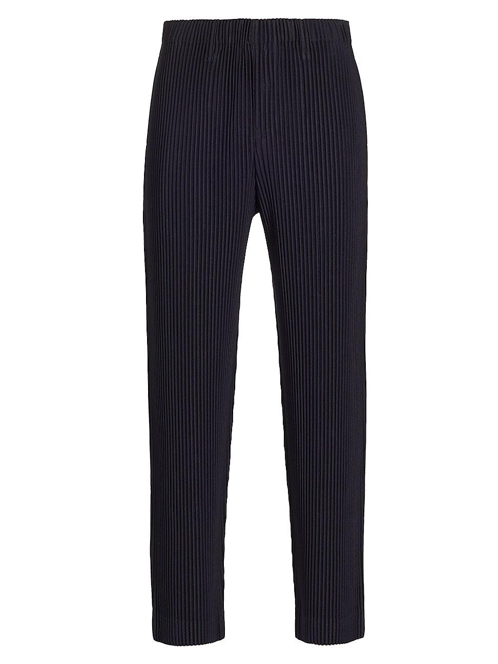 Mens Basics Pleated Knit Pants Product Image