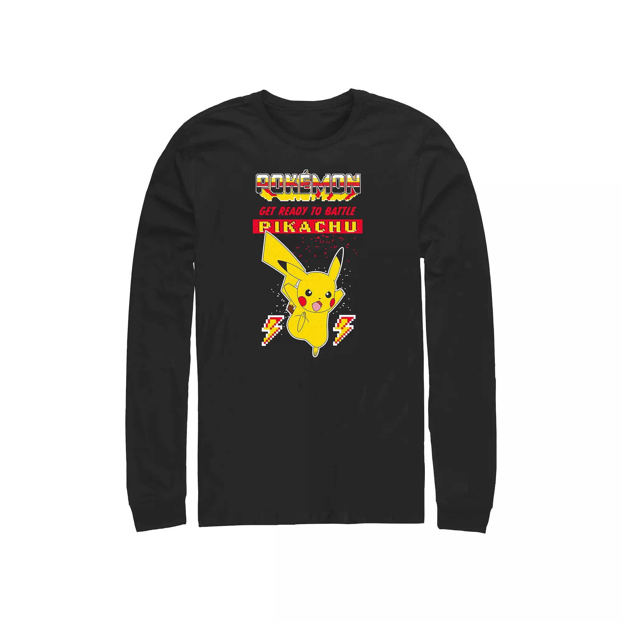 Men's Pokemon Pikachu Ready To Battle Graphic Tee,  Product Image