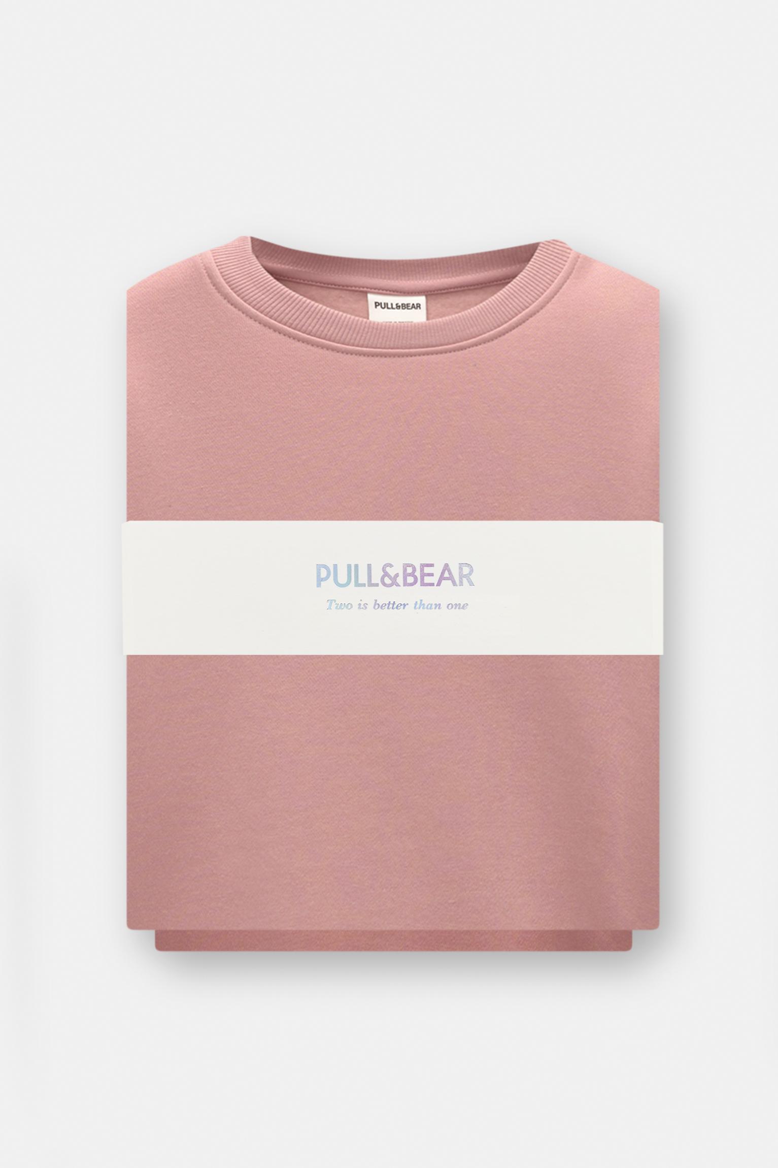 Sweatsuit set with sweatshirt and sweatpants Product Image