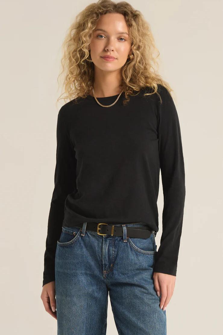 Modern Slub Long Sleeve Tee Product Image