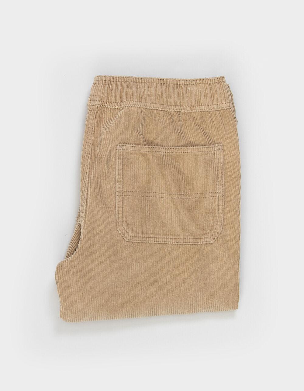 RSQ Mens Washed Straight Fit Corduroy Pants - HONEY Product Image