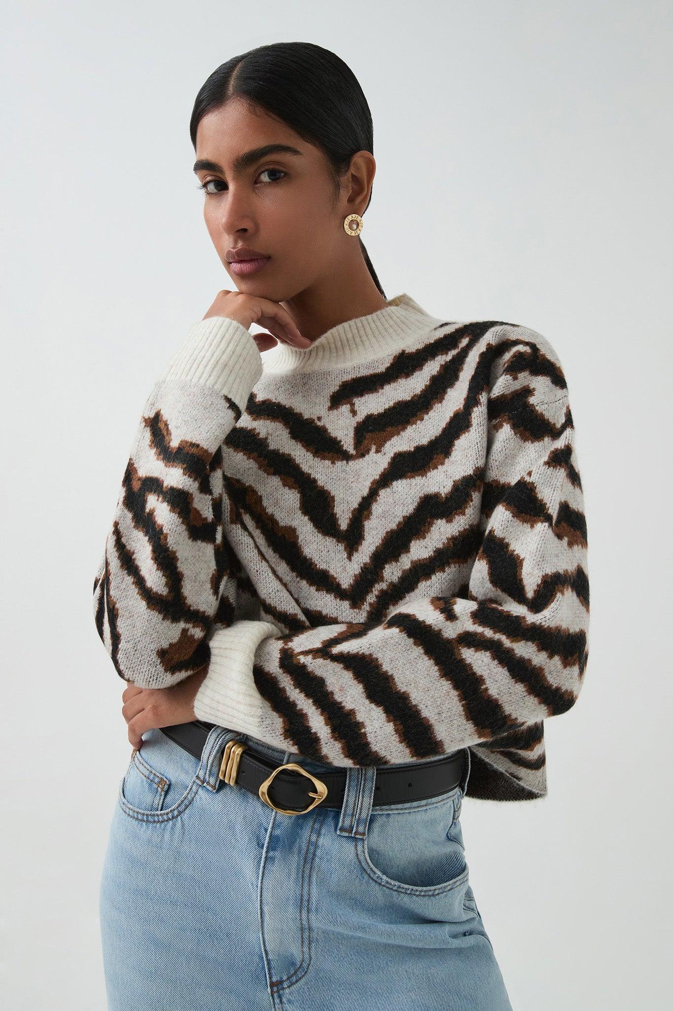 Lennox Jacquard Sweater Product Image