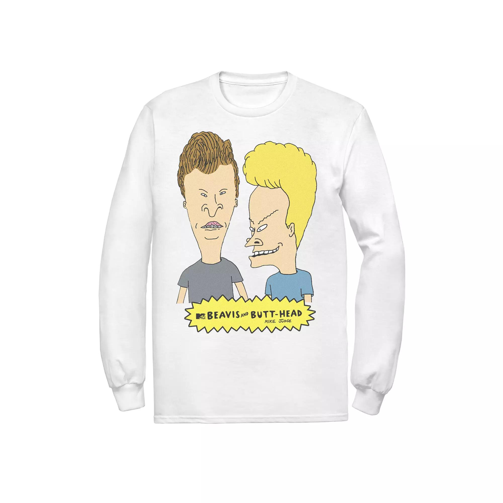 Men's Beavis Butthead Nerd Tee,  Product Image