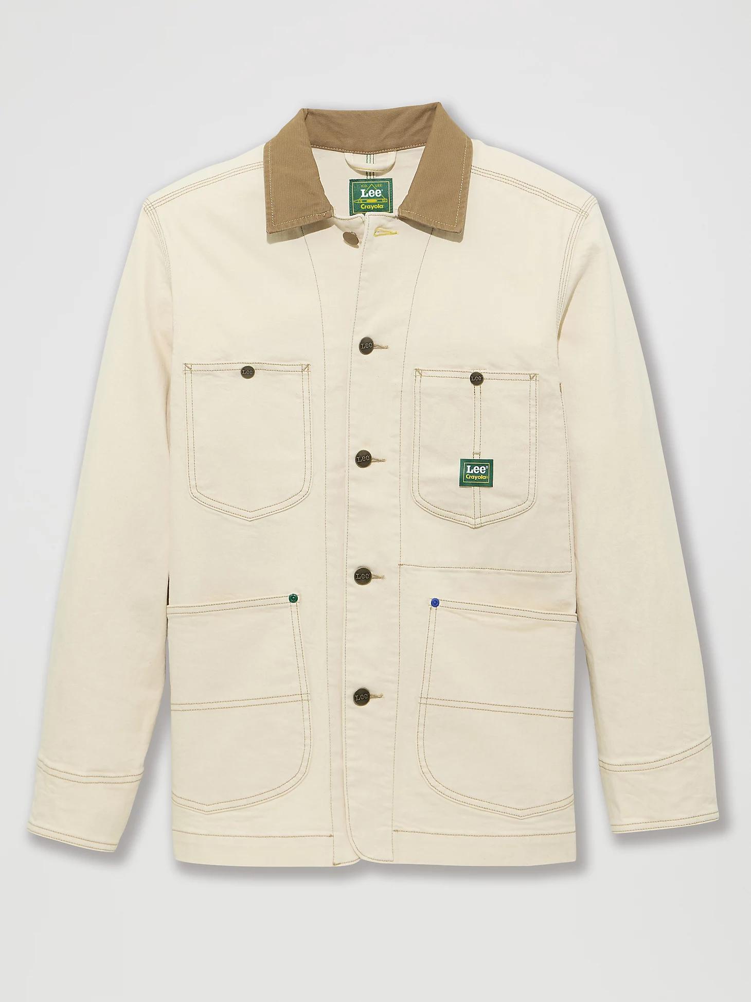 Men's Lee® x Crayola® Ecru Chore Jacket | Men's Jackets & Outerwear | Lee® Product Image