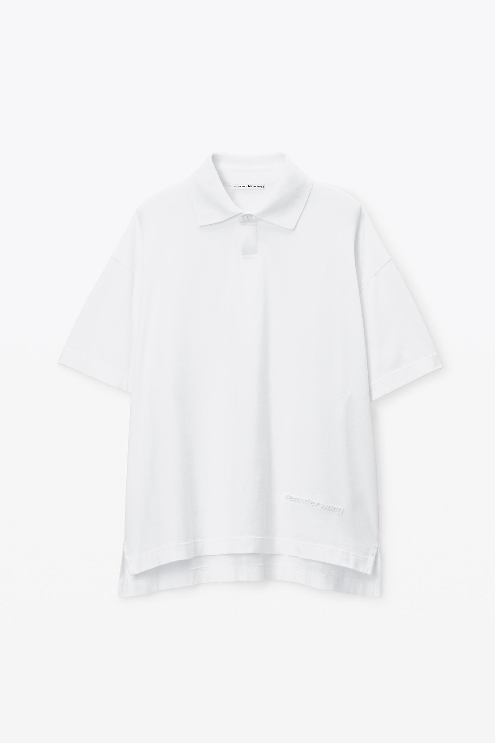 Men's Short-sleeve Polo Tee In Cotton Jersey Product Image