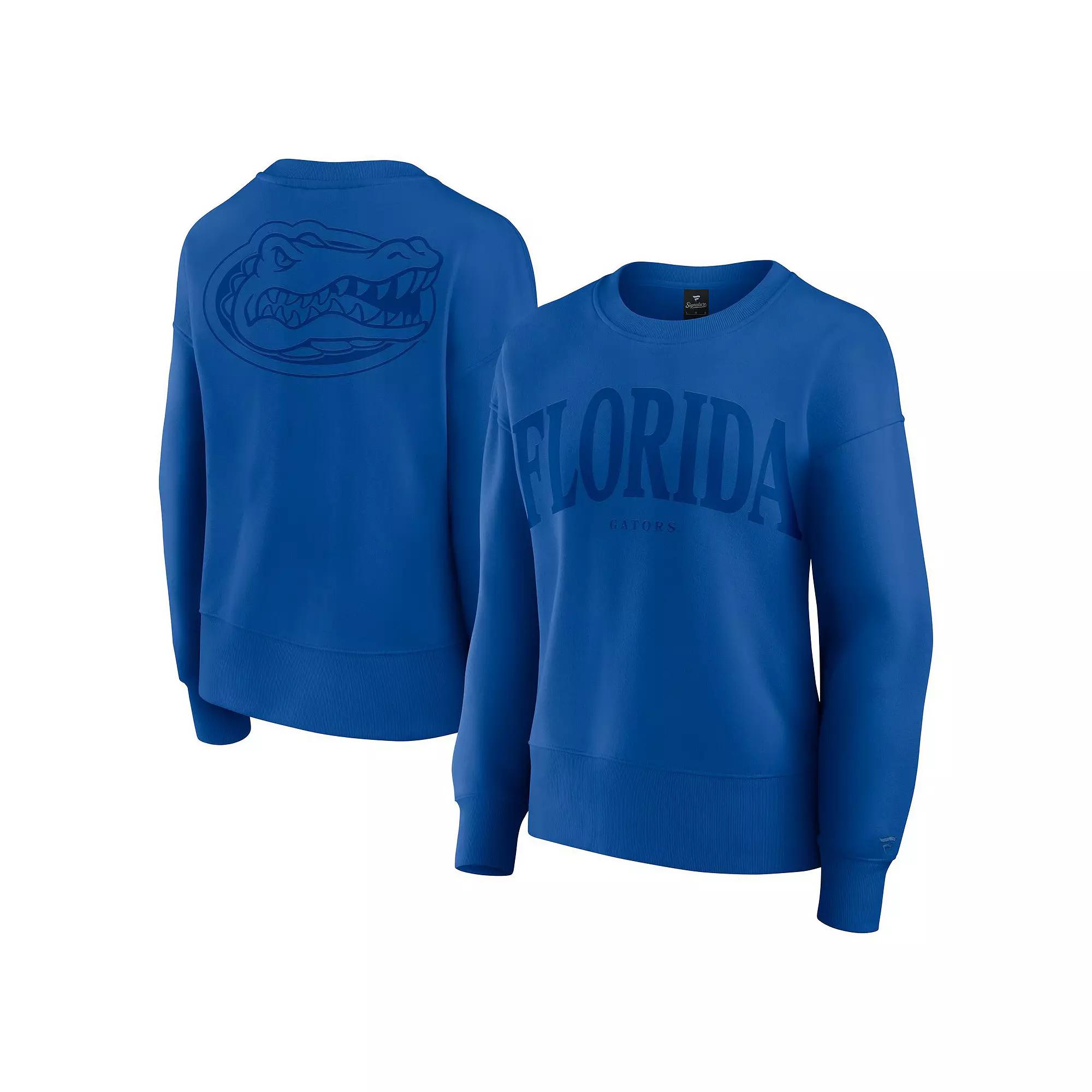 Women's Fanatics Royal Florida Gators Supersoft Flow Fleece Pullover Sweatshirt,  Product Image