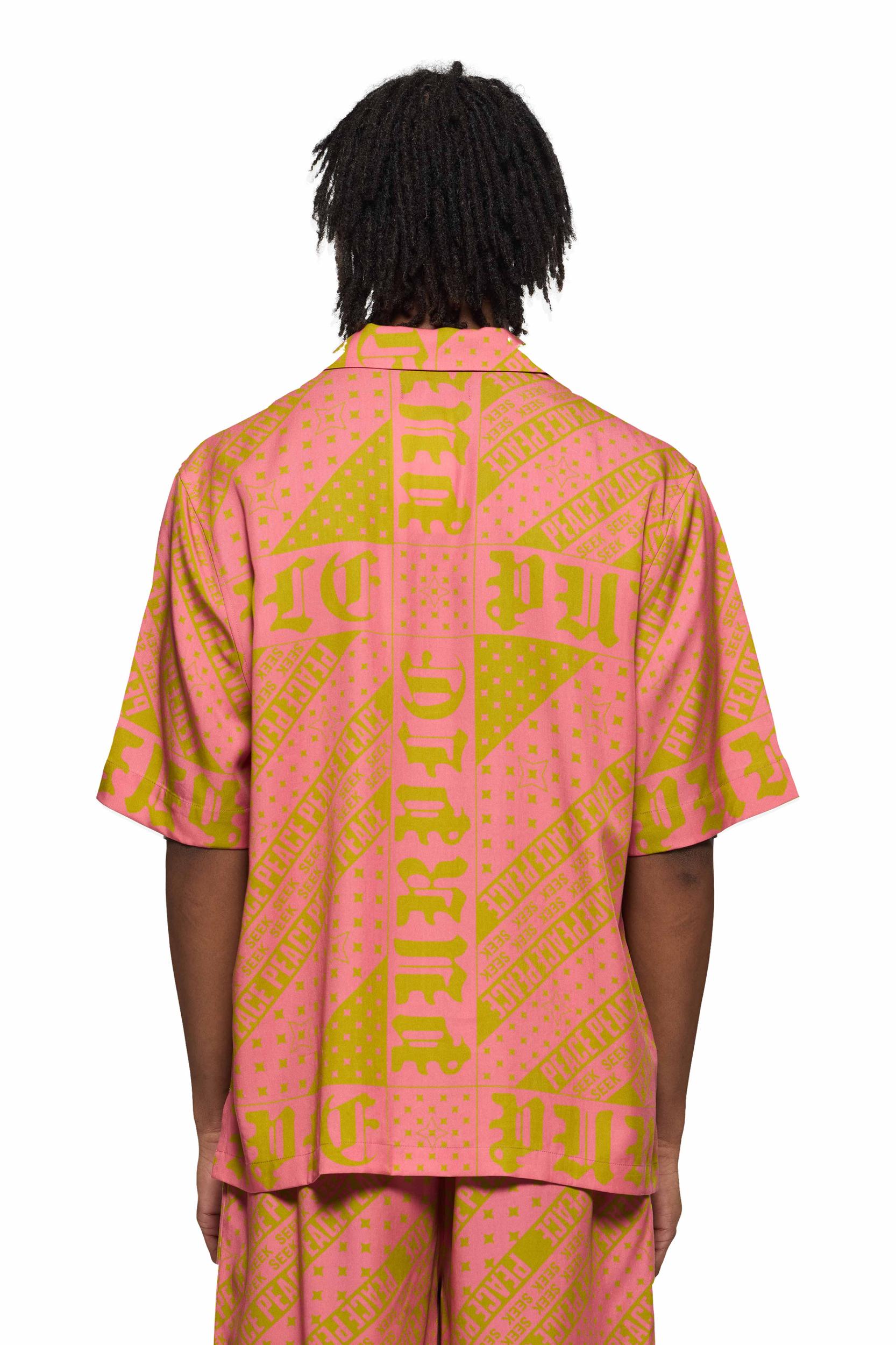 Flag Bandana Shirt Male Product Image