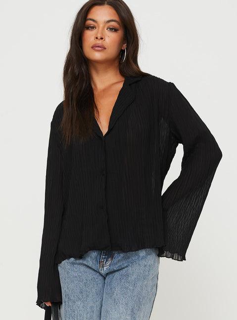 Selma Shirt Black Product Image