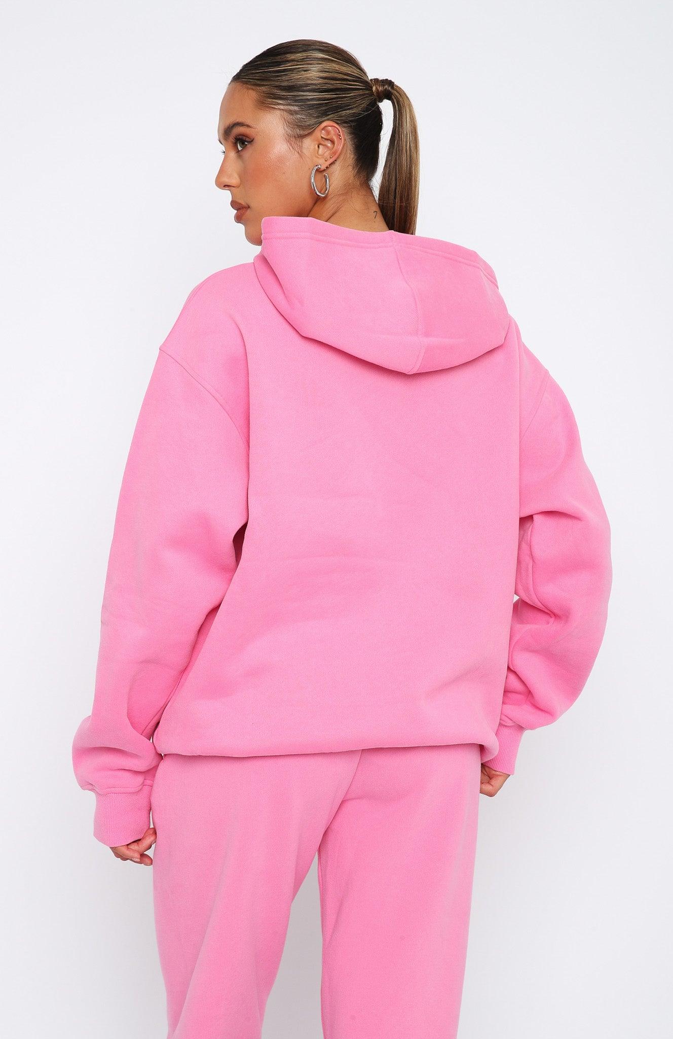 Future Forward Oversized Hoodie Candy Pink Product Image