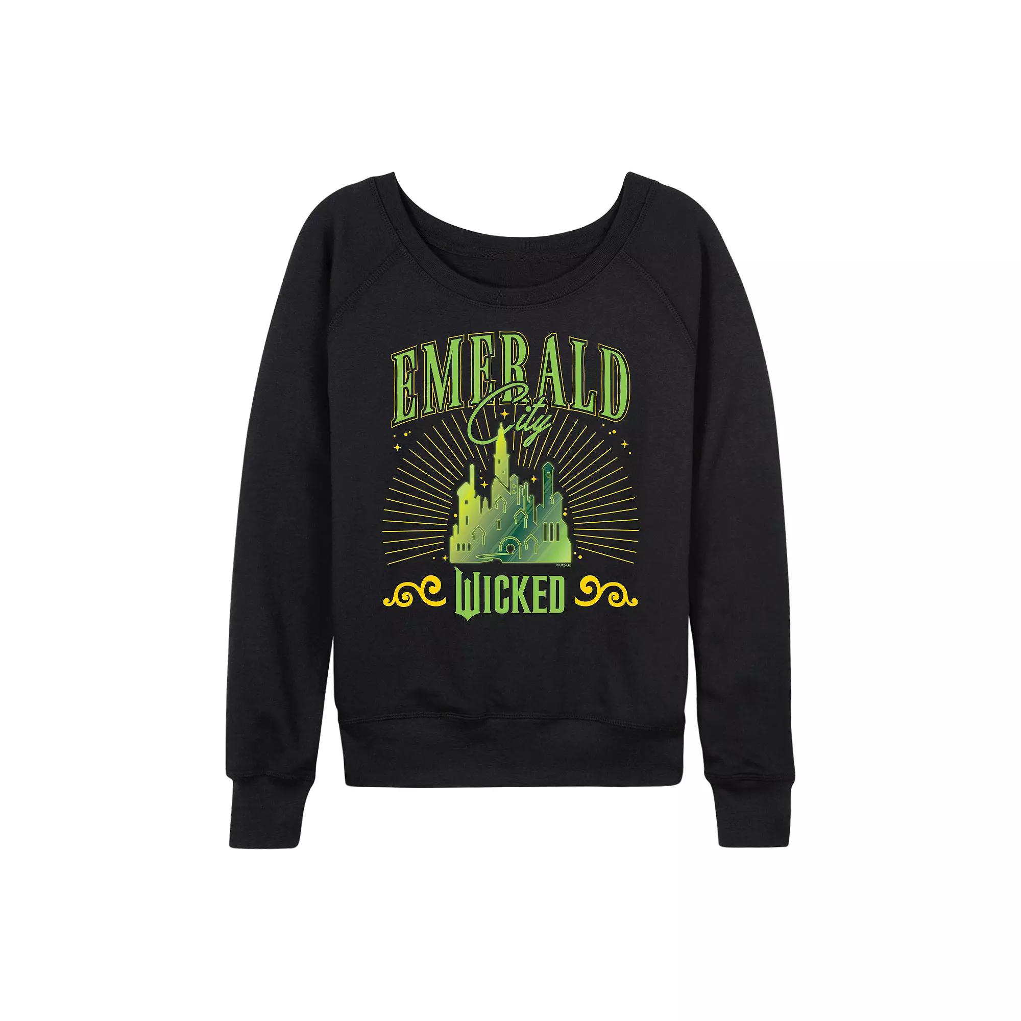 Women's Wicked Emerald City French Terry Long Sleeve Tee,  Product Image
