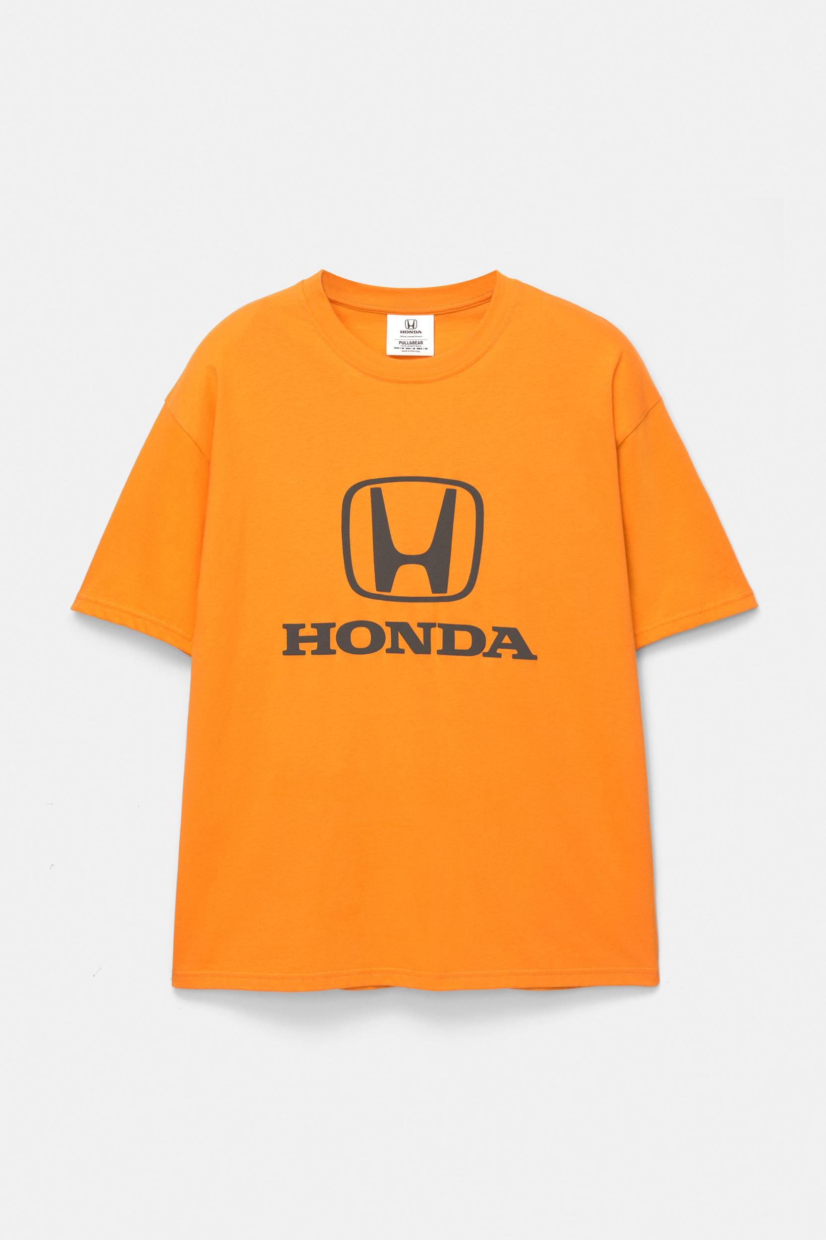 Orange Honda T-shirt Product Image
