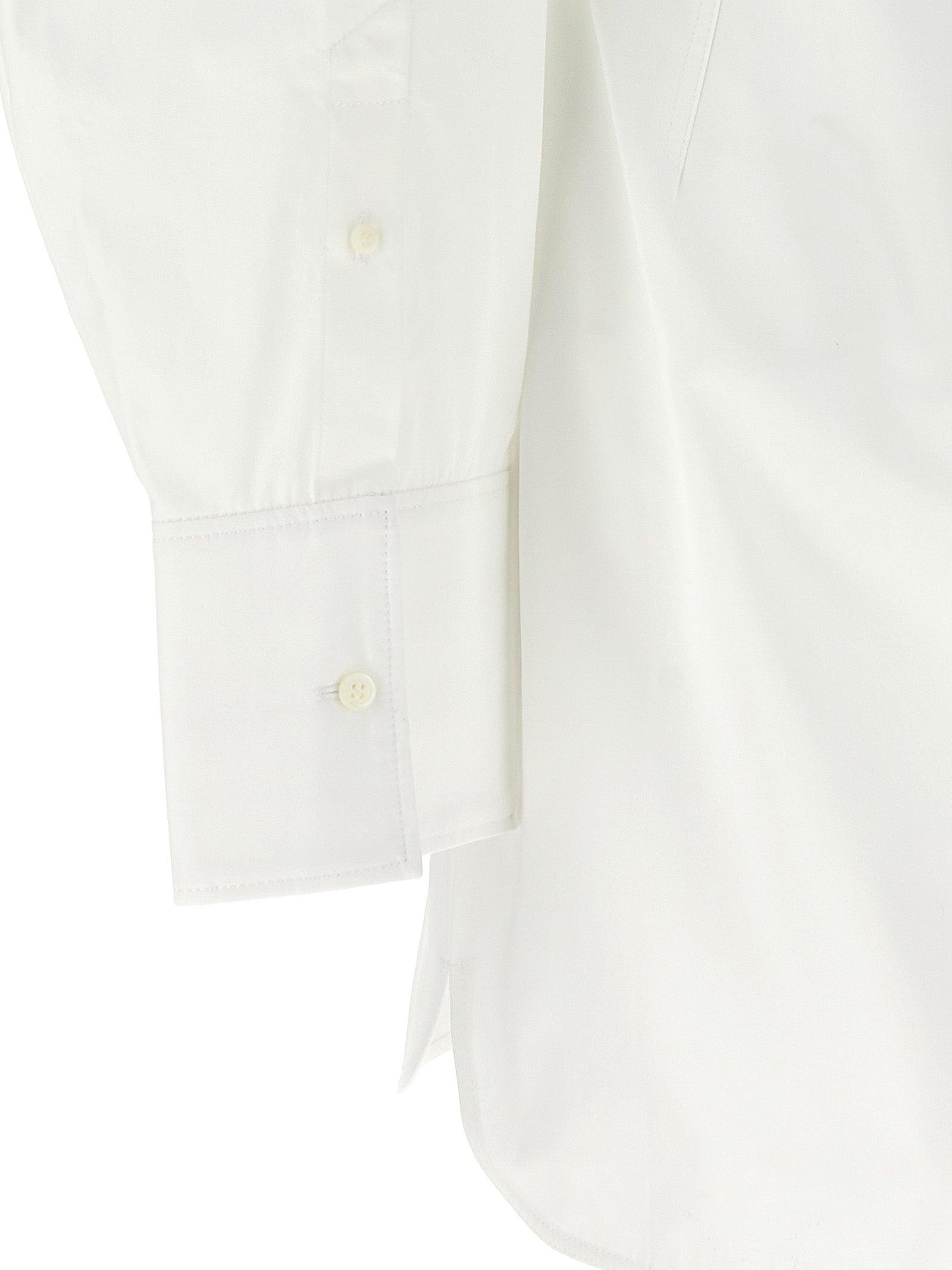JACQUEMUS La Casaco Long Sleeve Cotton Shirtdress In White Product Image