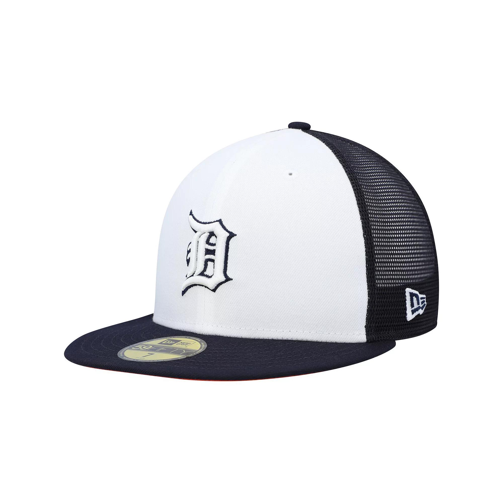 Men's New Era White/Navy Detroit Tigers 2023 On-Field Batting Practice 59FIFTY Fitted Hat,  Product Image