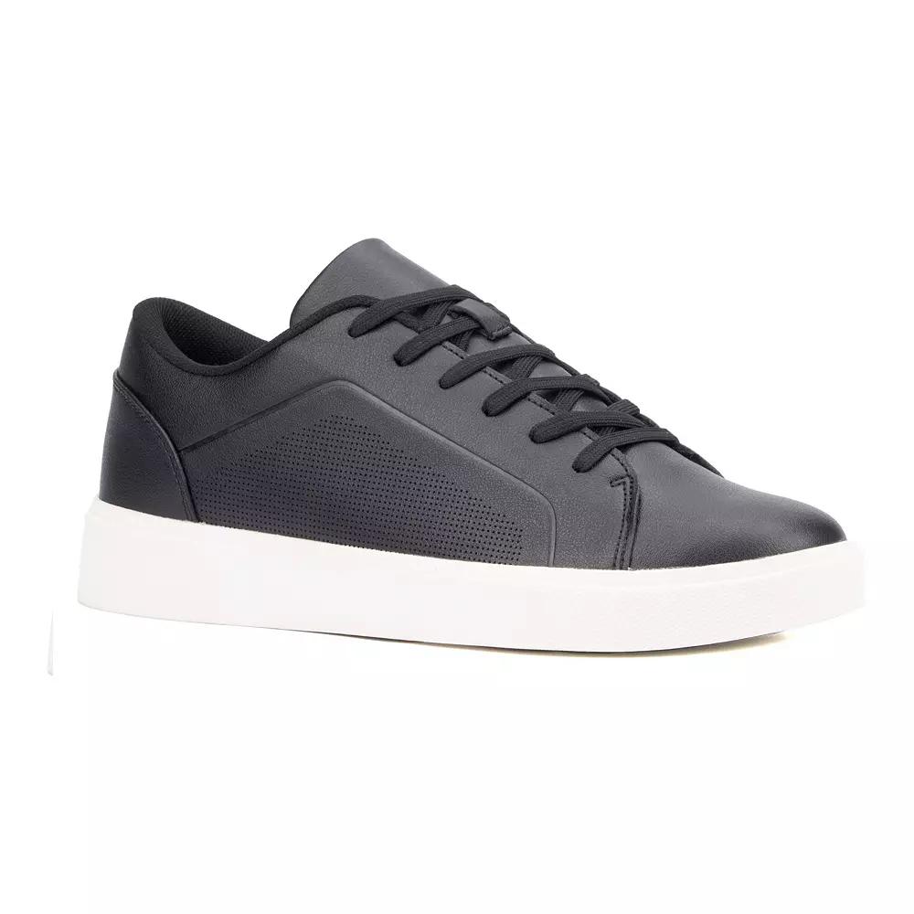 New York & Company Rupertin Men's Low-Top Sneakers, Size: 11, Black Product Image