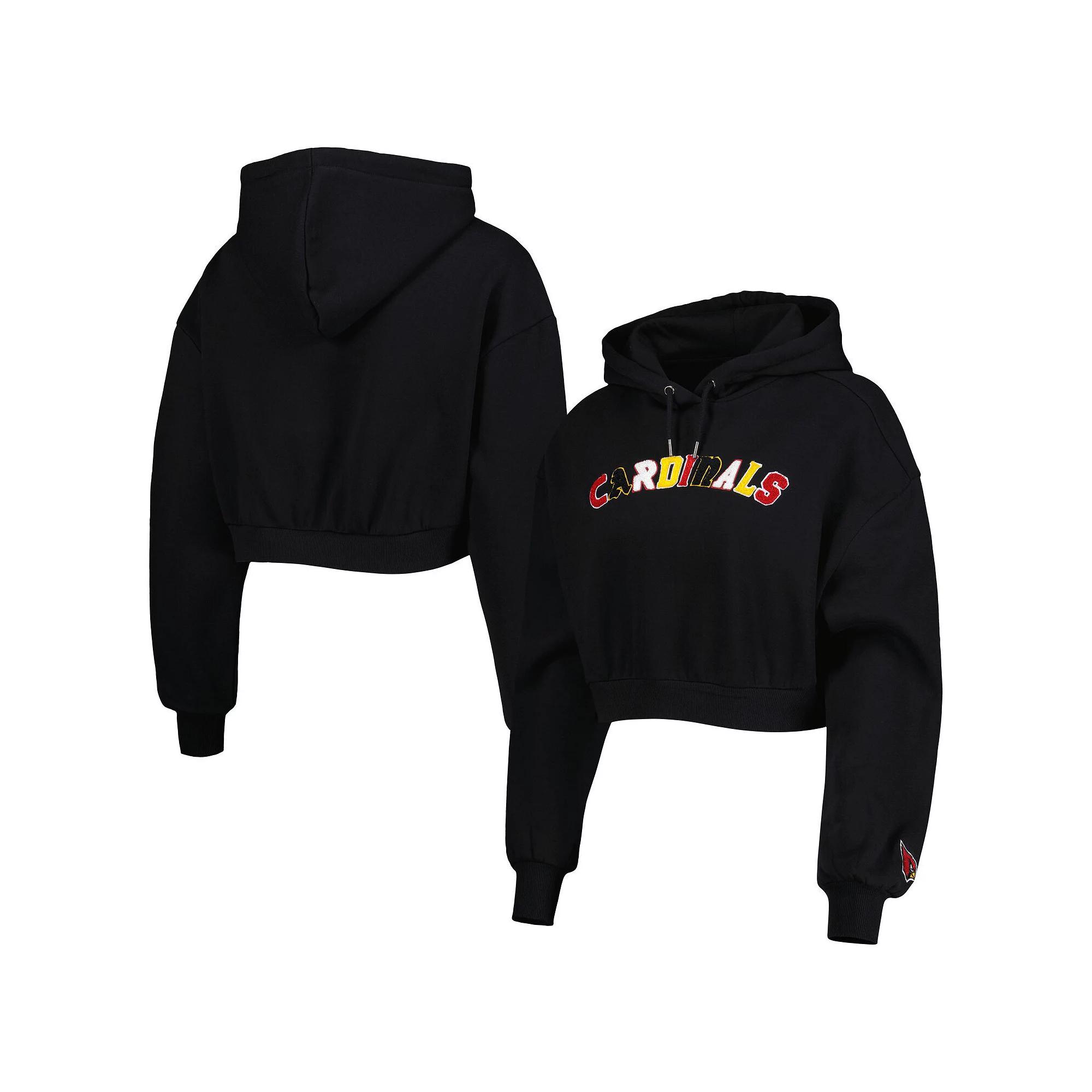 Womens The Wild Collective Arizona Cardinals Cropped Pullover Hoodie Product Image