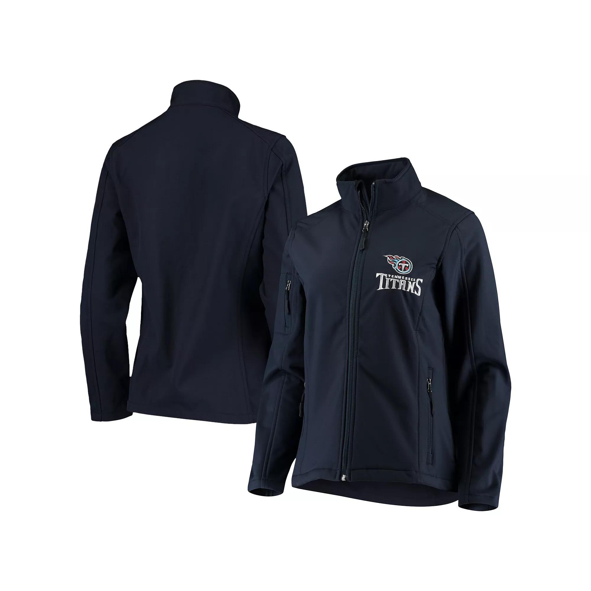 Women's Navy Tennessee Titans Full-Zip Sonoma Softshell Jacket,  Product Image