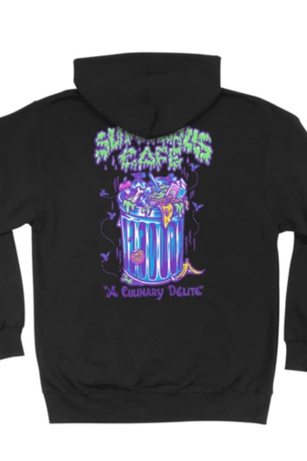 Slime Balls Cafe Mens Santa Cruz Zip Hoodie Product Image
