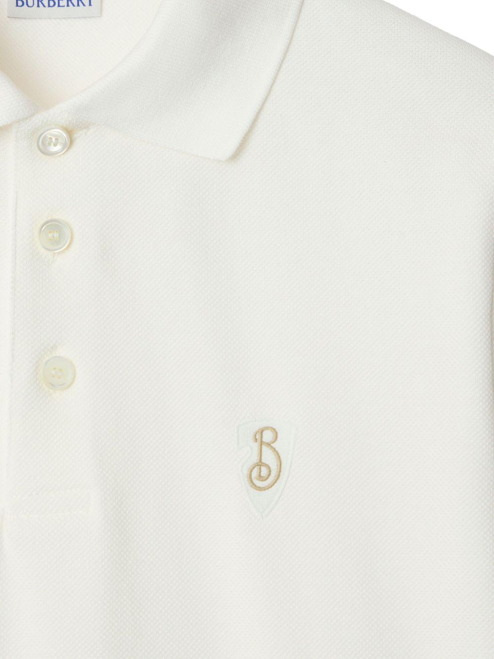 embroidered-logo polo shirt  Product Image