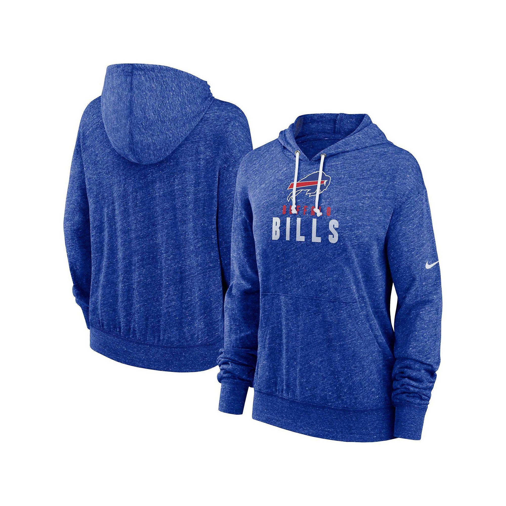 Women's Nike Royal Buffalo Bills Gym Vintage Pullover Hoodie, Size: Small, Blue Product Image