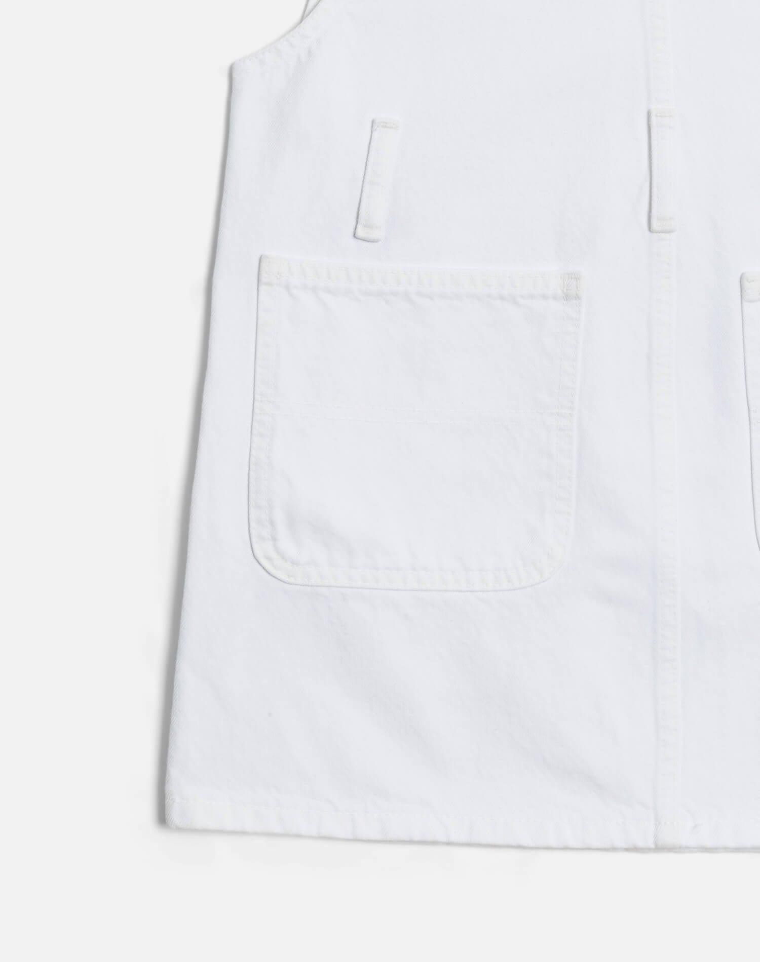 The Overall Dress - White Product Image