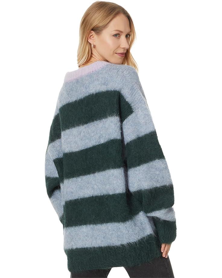 Frankie Cable Striped Pullover Product Image