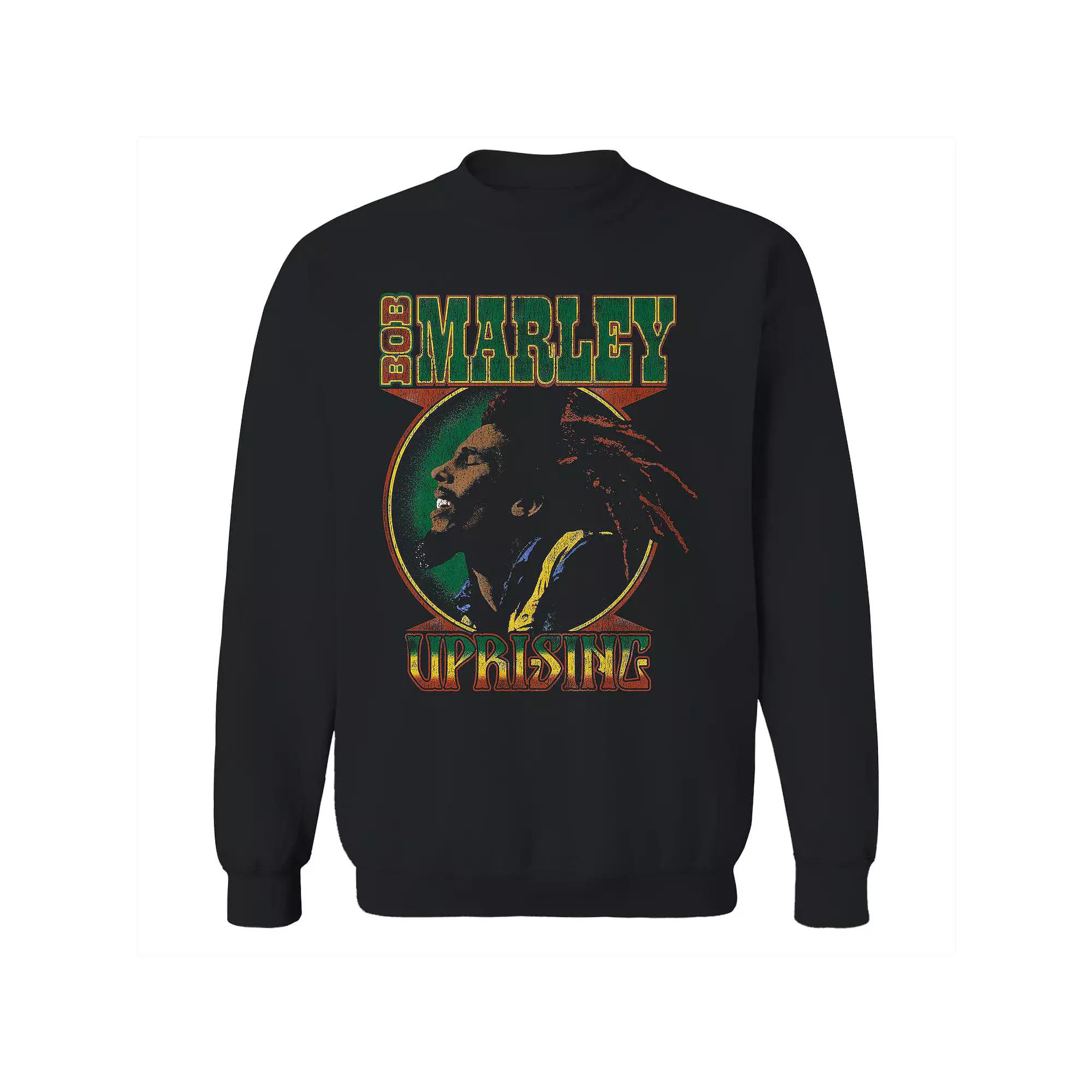Junior's Bob Marley Uprising Bob Marley Graphic Fleece Sweatshirt, Women's,  Product Image