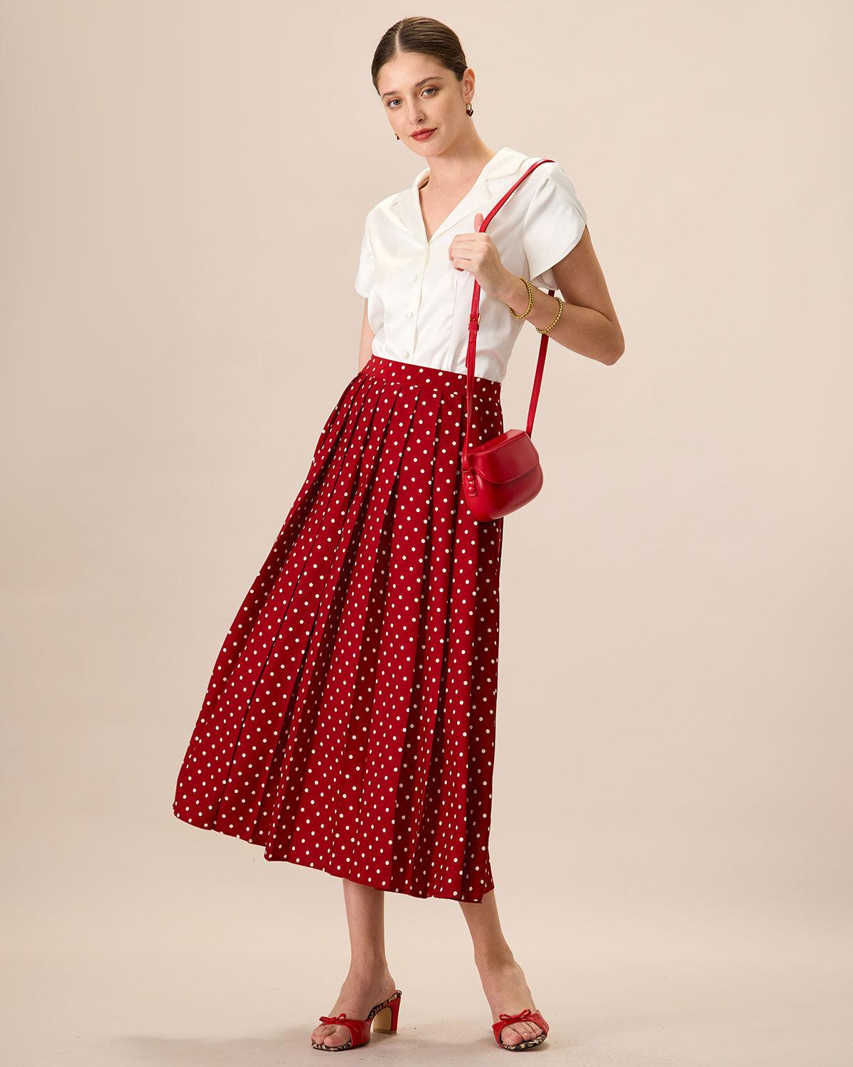 Women's White Lapel Satin Blouse Female Product Image