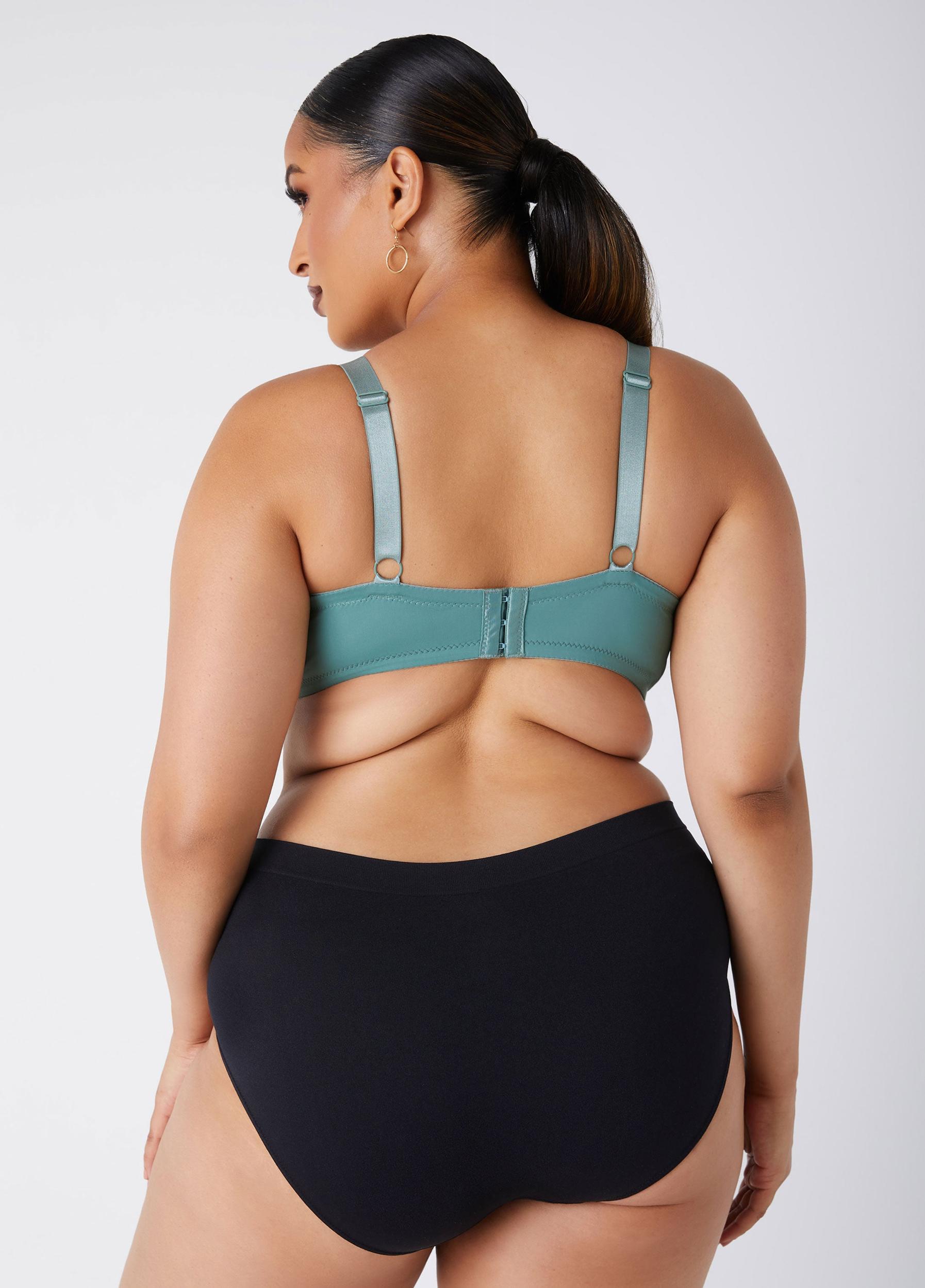 Lattice And Lace Underwire Bra Product Image