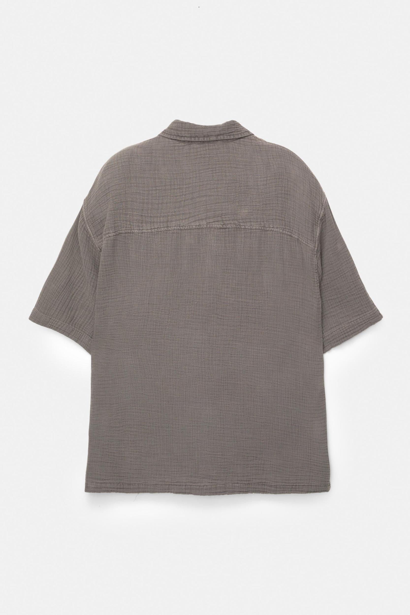 Short sleeve chiffon shirt Product Image