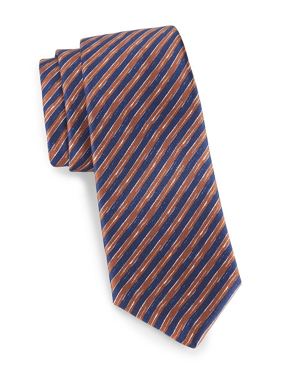 Mens Silk Striped Tie Product Image