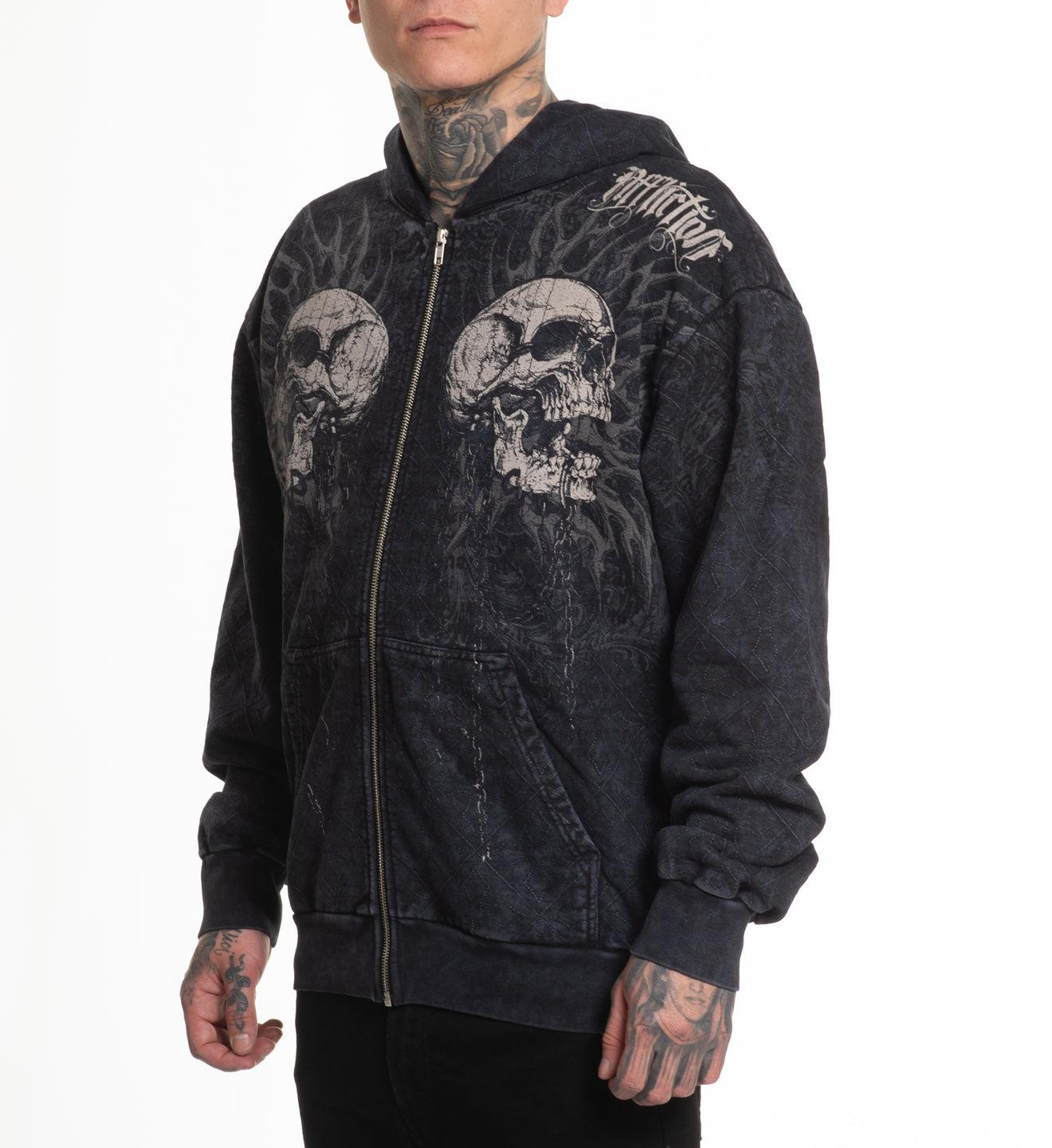 Collapse Zip-Up Hoodie Male Product Image