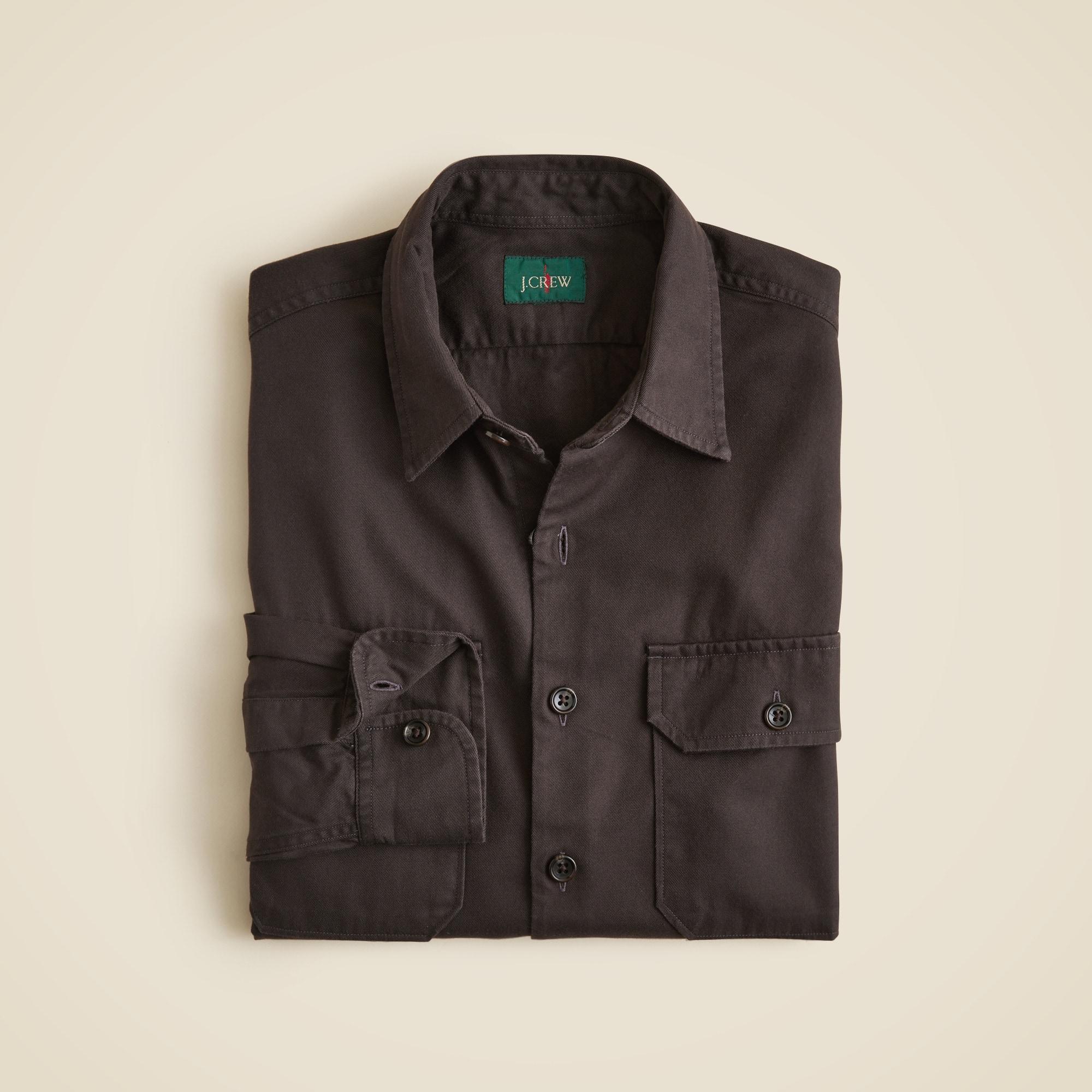 Twill workshirt in cotton-TENCEL™ lyocell blend Product Image