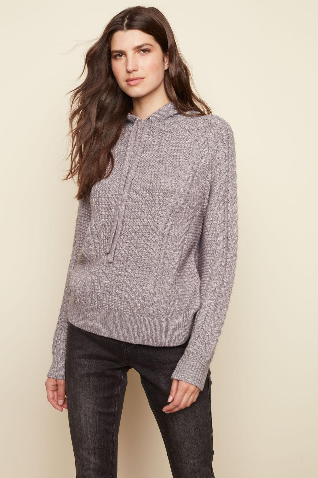 Hooded Raglan Sweater Product Image