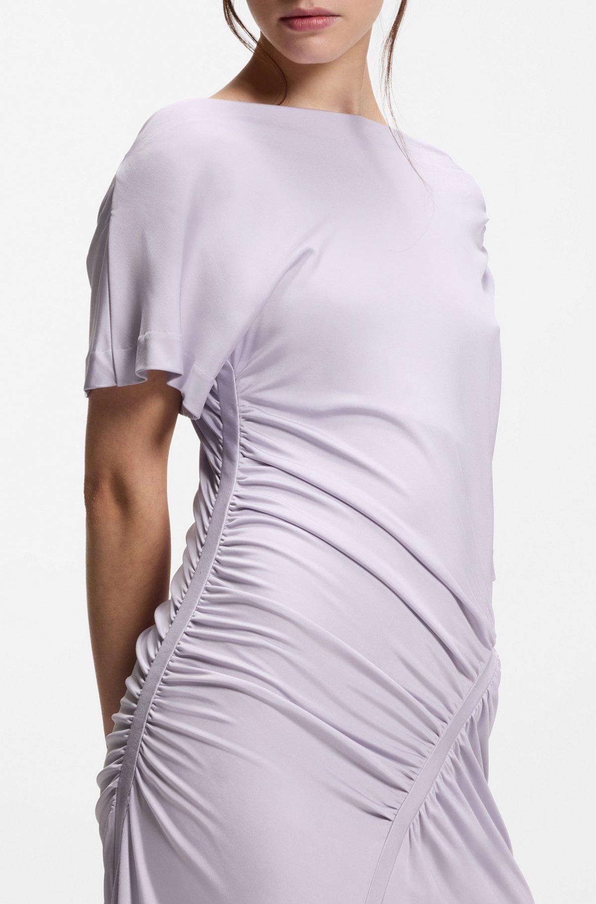 Gathered-detail dress in a slim fit Product Image